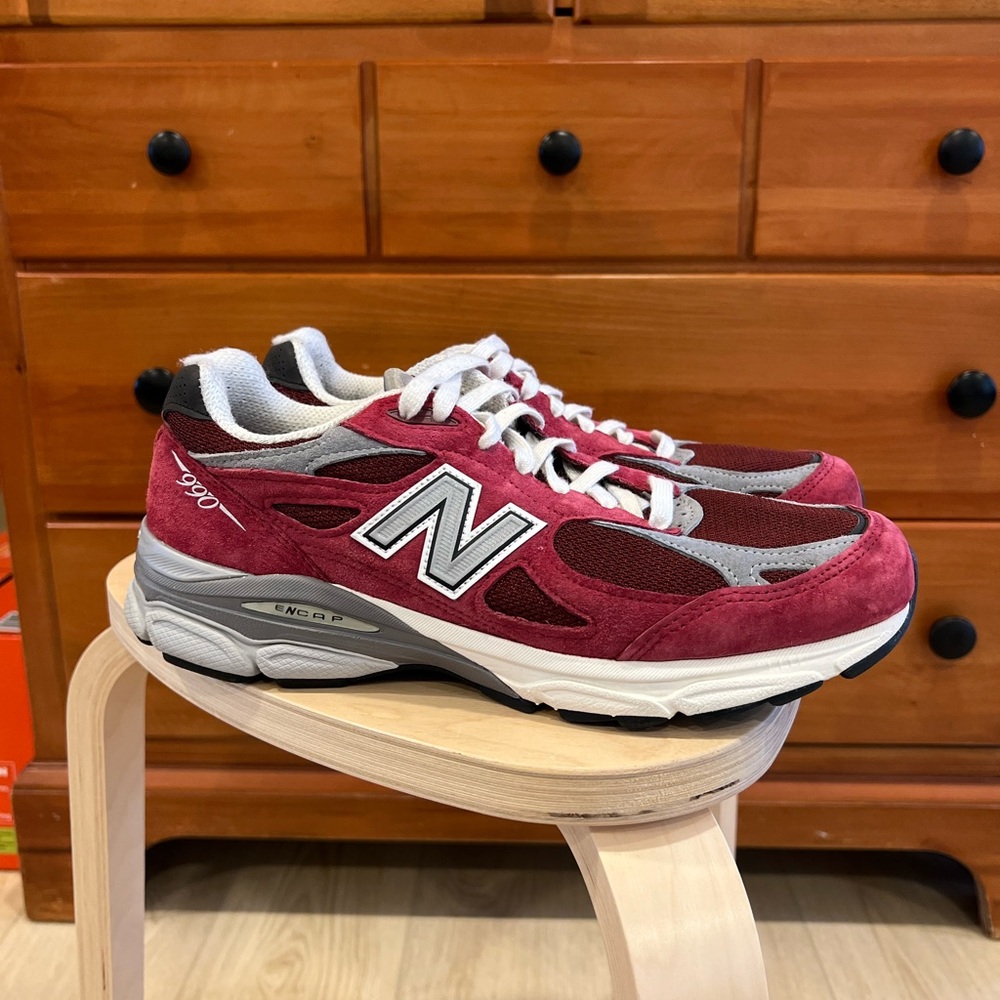 New Balance 990v3 teddy santis scarlett red size 9.5